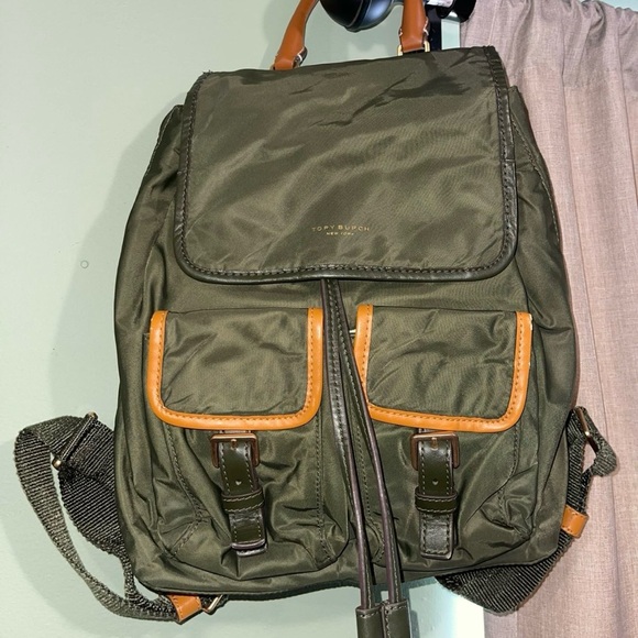 Tory Burch Nylon Backpack - Picture 1 of 5